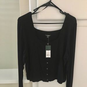 Wild Fable black long sleeved top